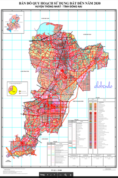 bản đồ quy hoạch huyện thống nhất 2030