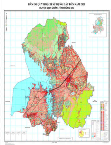 bản đồ quy hoạch sử dụng đất huyện định quán đồng nai