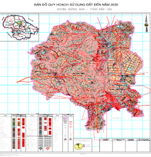 Bản đồ quy hoạch huyện Krông Búk