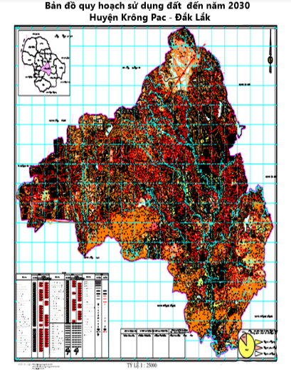 Bản đồ quy hoạch huyện Krông Pac
