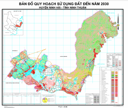 Bản đồ quy hoạch sử dụng đất huyện Ninh Hải