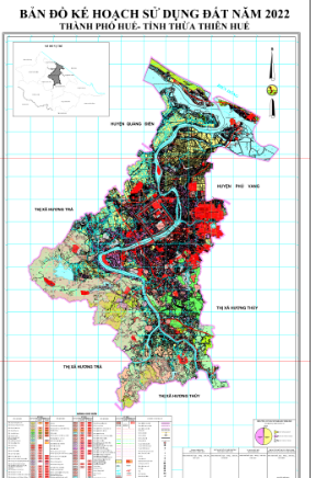 bản đồ quy hoạch sử dụng đất thành phố Huế