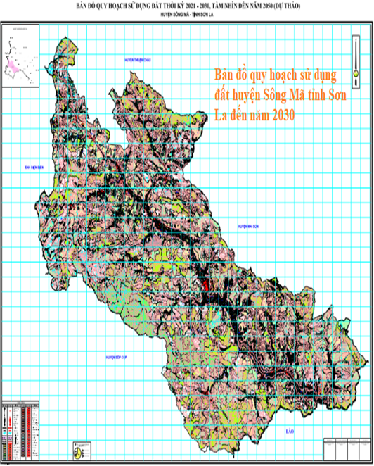 Bản đồ quy hoạch sử dụng đất huyện sông mã
