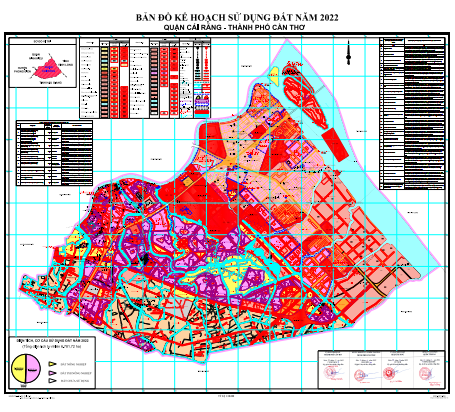 Bản đồ quy hoạch sử dụng đất quận Cái Răng