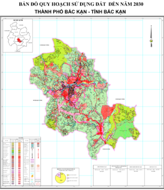 bản đồ quy hoạch sử dụng đất thành phố bắc kạn