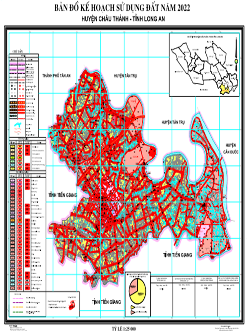 bản đồ quy hoạch sử dụng đất huyện châu thành long an