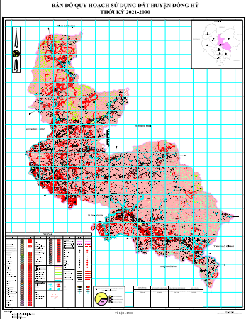 bản đồ quy hoạch sử dụng đất huyện đồng hỷ