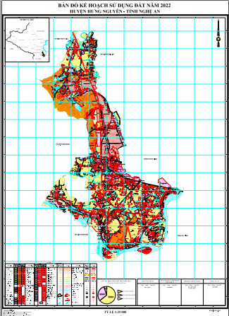 bản đồ quy hoạch sử dụng đất huyện hưng nguyên