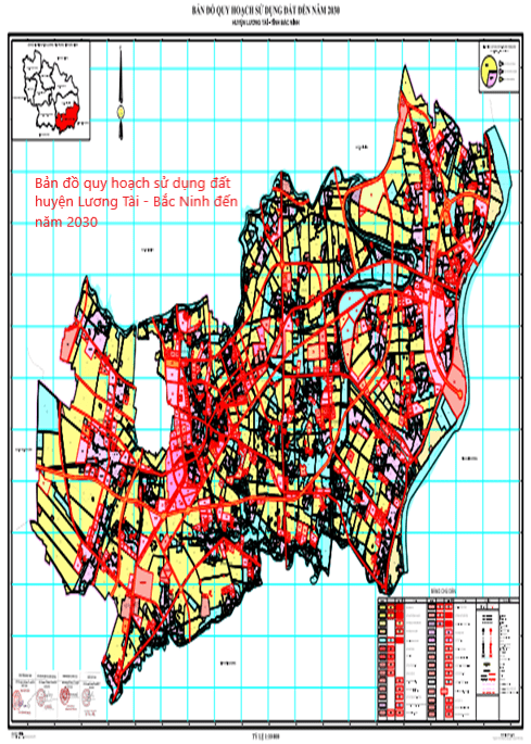 bản đồ quy hoạch sử dụng đất huyện lương tài