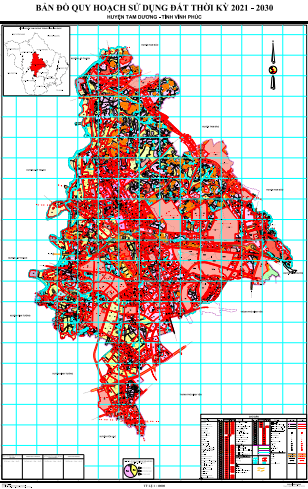 bản đồ quy hoạch huyện tam dương