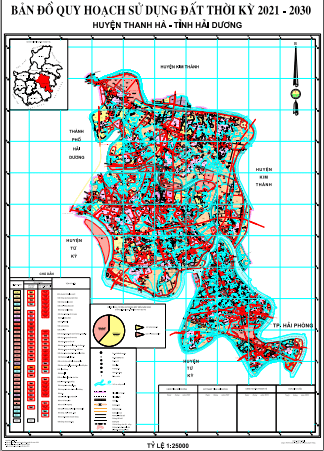 bản đồ quy hoạch sử dụng đất huyện thanh hà