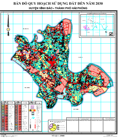 bản đồ quy hoạch sử dụng đất huyện vĩnh bảo