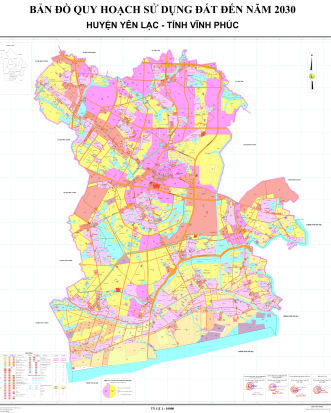 bản đồ quy hoạch sử dụng đất huyện yên lạc