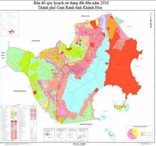 bản đồ quy hoạch sử dụng đất thành phố cam ranh