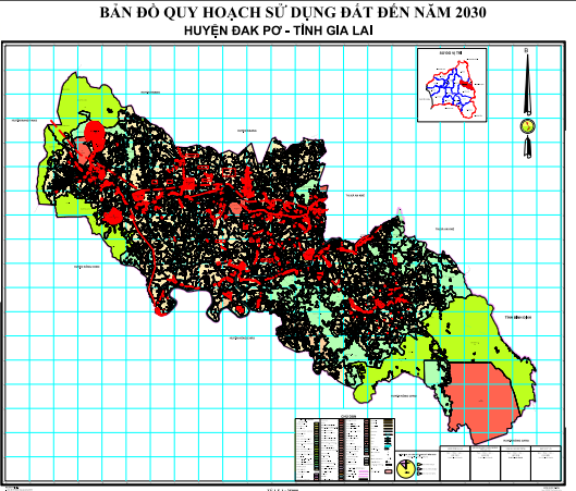 bản đồ quy hoạch sử dụng đất huyện đak pơ