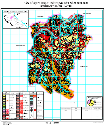 bản đồ quy hoạch sử dụng đất huyện đức thọ hà tĩnh