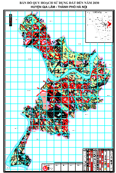 bản đồ quy hoạch sử dụng đất huyện gia lâm