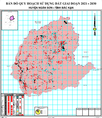 bản đồ quy hoạch sử dụng đất huyện ngân sơn