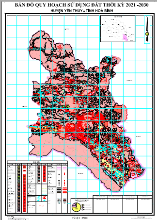 bản đồ quy hoạch sử dụng đất huyện yên thủy