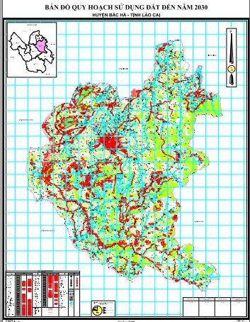 bản đồ quy hoạch sử dụng đất huyện bắc hà