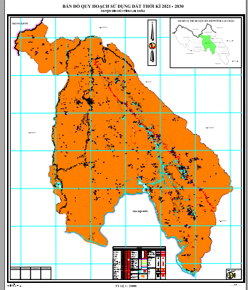 bản đồ quy hoạch sử dụng đất huyện sìn hồ