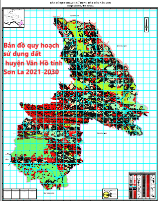 bản đồ quy hoạch sử dụng đất huyện vân hồ