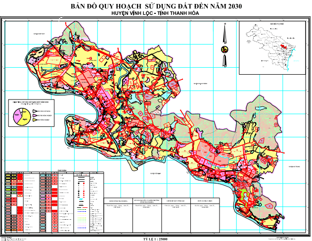 bản đồ quy hoạch sử dụng đất huyện vĩnh lộc