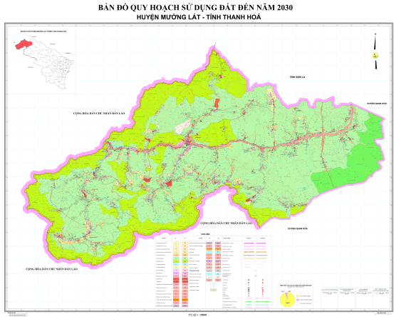 bản đồ quy hoạch sử dụng đất huyện mường lát