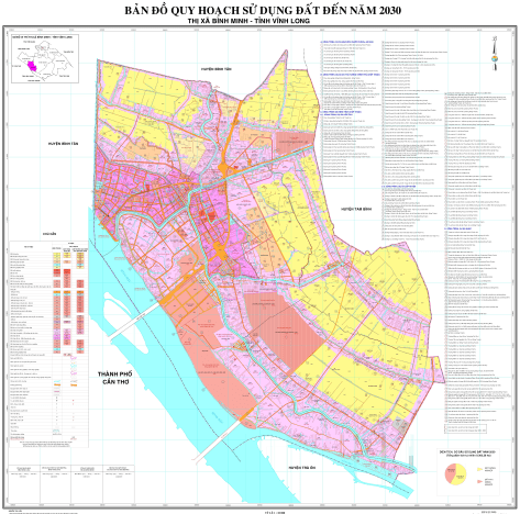 bản đồ quy hoạch sử dụng đất thị xã bình minh