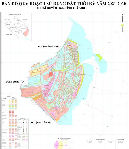 bản đồ quy hoạch sử dụng đất thị xã duyên hải